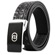 Load image into Gallery viewer, Elephant Garden Men&#39;s Leather Belt with Automatic Buckle B9816 One Size Black Friday