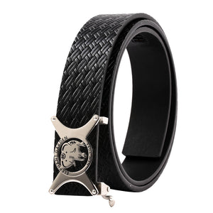 ELEPHANT GARDEN Men' s Leather Belt  with Automatic Buckle B9804