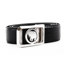 Load image into Gallery viewer, Elephant Garden Men&#39;s Crocodile Print Leather Belt with Automatic Buckle  B8604 Black Friday
