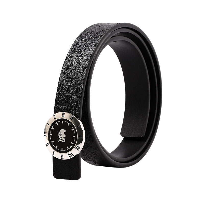 Elephant Garden Women's leather belt with Watch Style Buckle