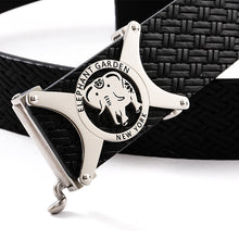 Load image into Gallery viewer, ELEPHANT GARDEN Men&#39; s Leather Belt  with Automatic Buckle B9804
