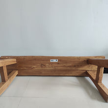 Load image into Gallery viewer, Elephant Garden Furniture solid wood long tea stool