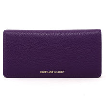 Load image into Gallery viewer, Elephant Garden women&#39;s Large Flat Multifunction Wallet-Multi-color W10517