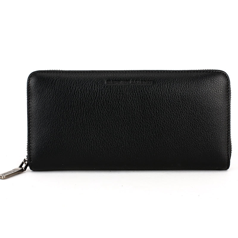 Elephant Garden Men's Leather Zip Around Wallet - C77019