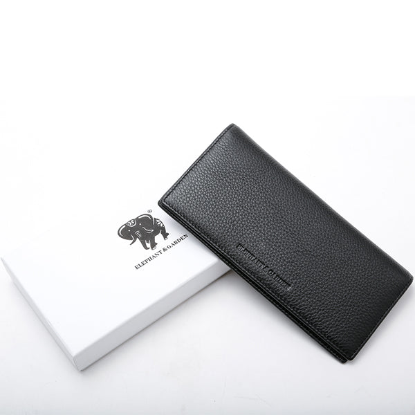 Elephant Garden Men's Smooth Leather Narrow wallet-W75219