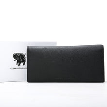 Load image into Gallery viewer, Elephant Garden Men&#39;s Smooth Leather Narrow wallet-W75219