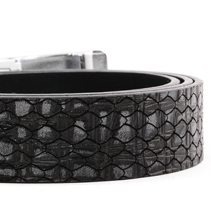 Elephant Garden Men's Leather Belt with Automatic Buckle B9816 One Size Black Friday