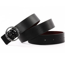 Load image into Gallery viewer, Elephant Garden Leather Belt with Detachable Buckle  B9802