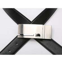 Load image into Gallery viewer, Elephant Garden Men&#39;s 3pcs Reversible Leather Belt Set (2 Buckles)- B7505