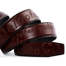 Load image into Gallery viewer, Men&#39; s Reversible Leather Belt with Steel Buckle Black/Brown  B9108  One Size