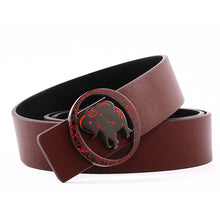 Load image into Gallery viewer, Elephant Garden Leather Belt with Detachable Buckle  B9802
