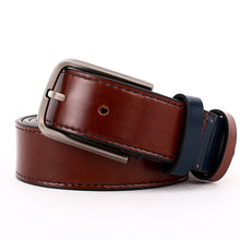 Load image into Gallery viewer, Elephant Garden Men&#39;s Smooth Leather Dress Belt - B7201