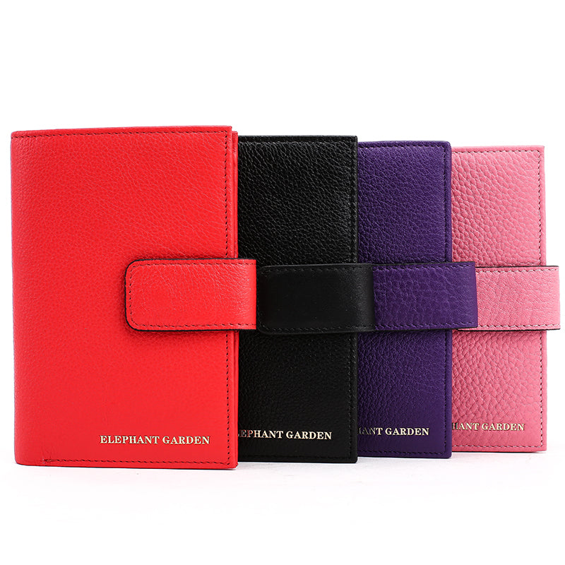 Elephant Garden Women's Multi Colored Leather wallet  C10705