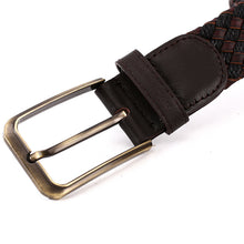 Load image into Gallery viewer, Elephant Garden Men&#39;s Braided Leather Belt with Simple Gift Box -B7204 B7205