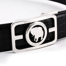 Load image into Gallery viewer, Elephant Garden Men&#39;s Leather Belt with Automatic Buckle B8605 One Size